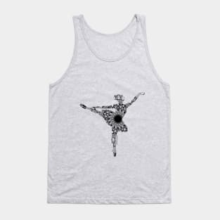 Mandalized Ballet Dancer Tank Top